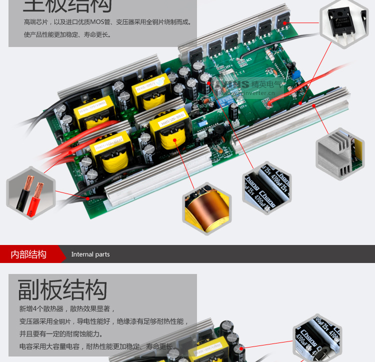4000w太阳能/家用修正弦波逆变器DC12-AC220v 太阳能/车载逆变器 - 4000w太阳能/家用修正弦波逆变器DC12-AC220v 太阳能/车载逆变器厂家 - 4000w太阳能/家用修正弦波逆变器DC12-AC220v 太阳能/车载逆变器价格 - 温州精英仪表电器 - 